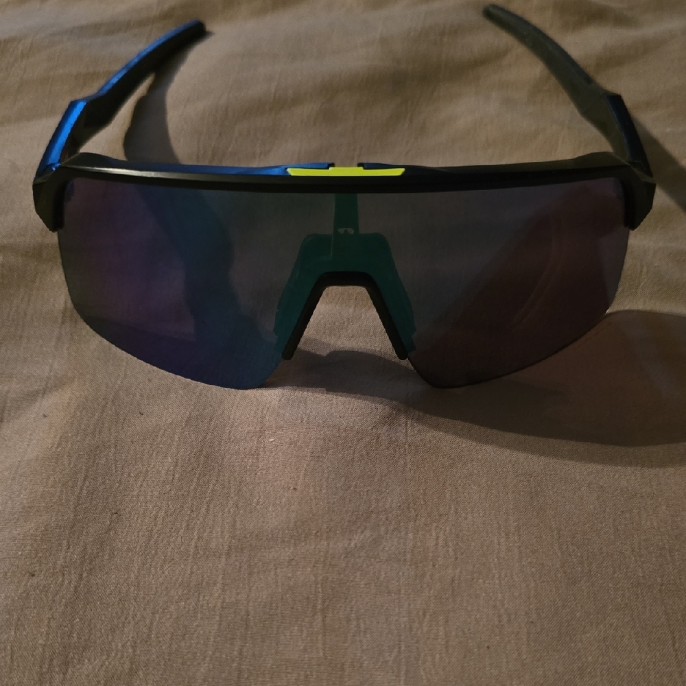 Oakley Black and Blue Sunglasses w/ case